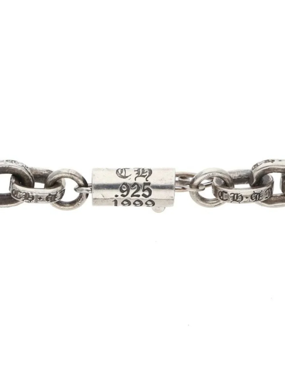 Chrome Hearts Paper Chain Silver Bracelet